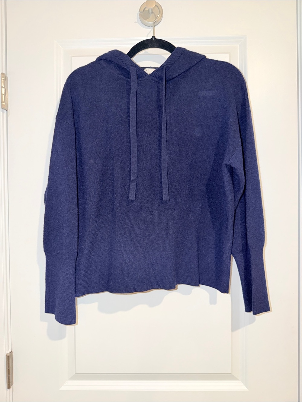 a new day, Navy Knit Hoodie and Pencil Skirt Set, Hoodie M & Skirt L - Picture 3 of 11